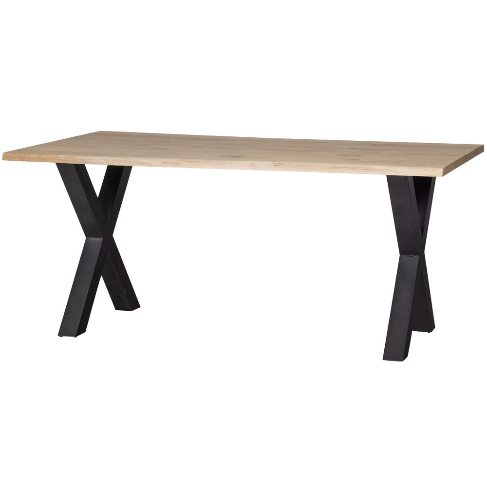 375281 A 160 375281 A 180 02 VS FA Tablo Tafel Boomstam eiken 160x90 PS SA 1