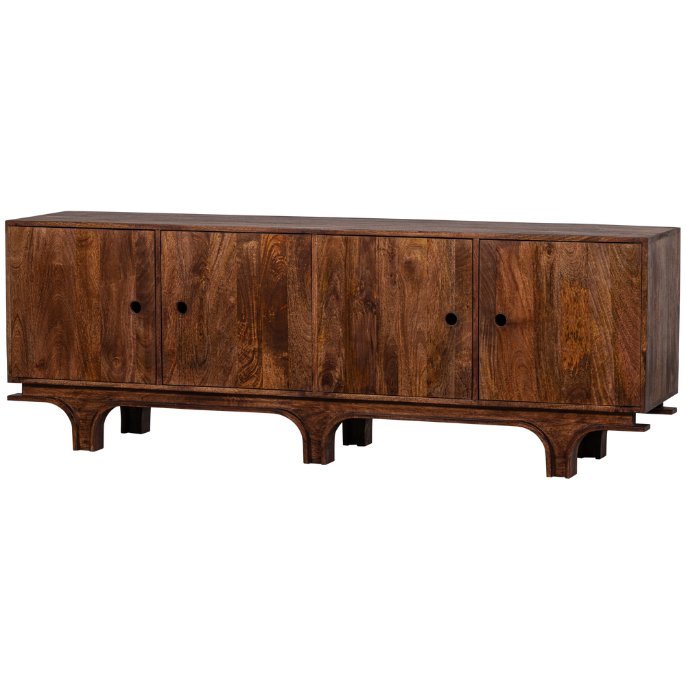 377359 W 04 VS WE Staes dressoir 4 deurs mango hout walnoot SA