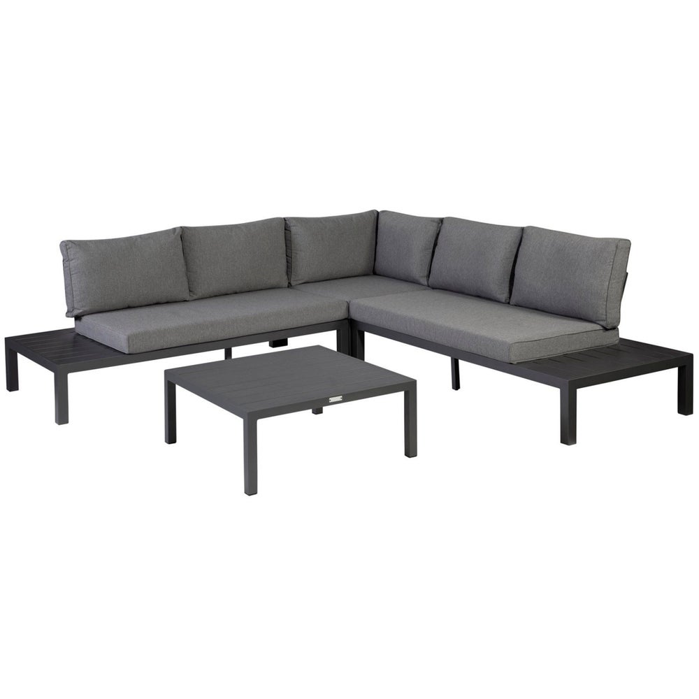 CH1810SETLG 01 VS EXT La Vida loungeset aluminium antracite incl kussens EA